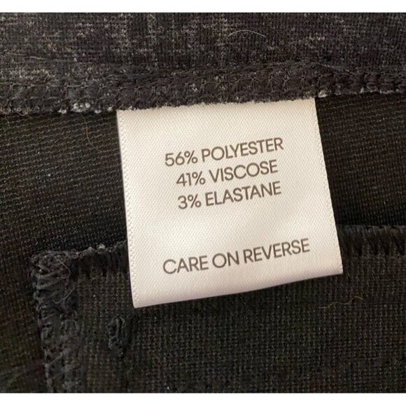 2 Pairs Calvin Klein Gray Checkered Plaid Dress Pants Size 10 - Picture 5 of 9